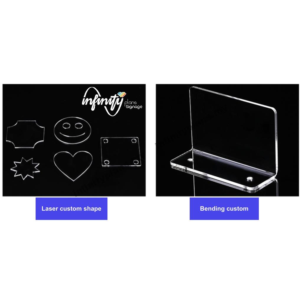 Laser cut | acrylic sheet | clear acrylic | white acrylic | color acrylic - Image 2