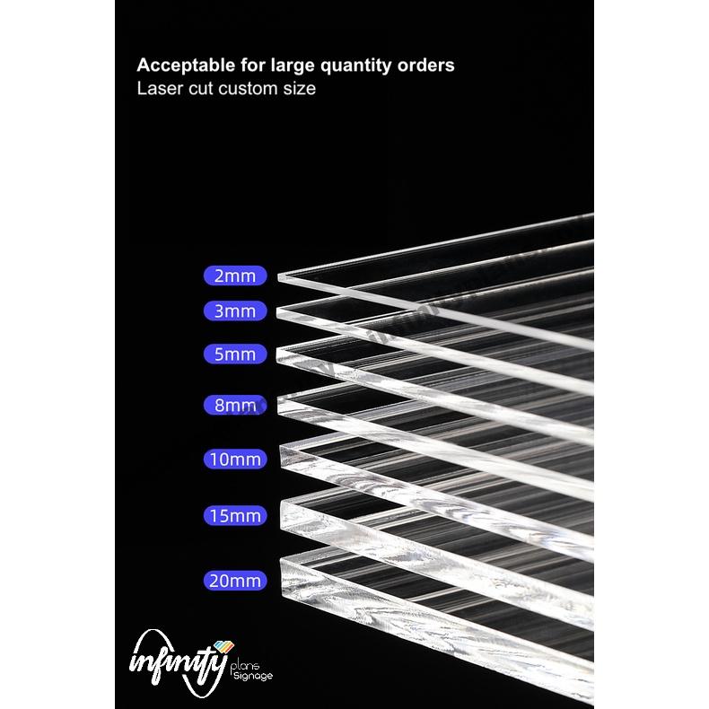 Laser cut | acrylic sheet | clear acrylic | white acrylic | color acrylic