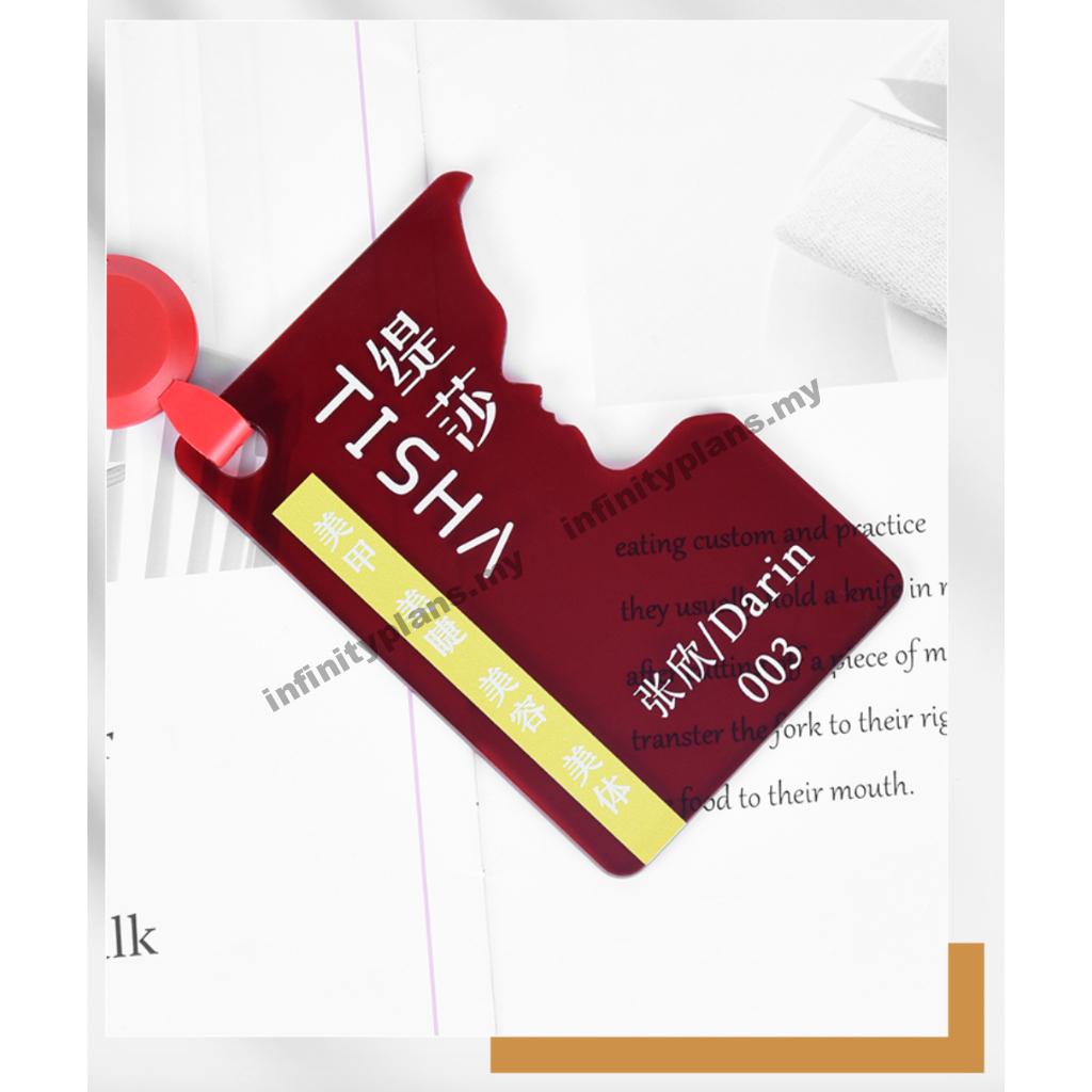 Acrylic Staff ID Lanyard Card - Image 7