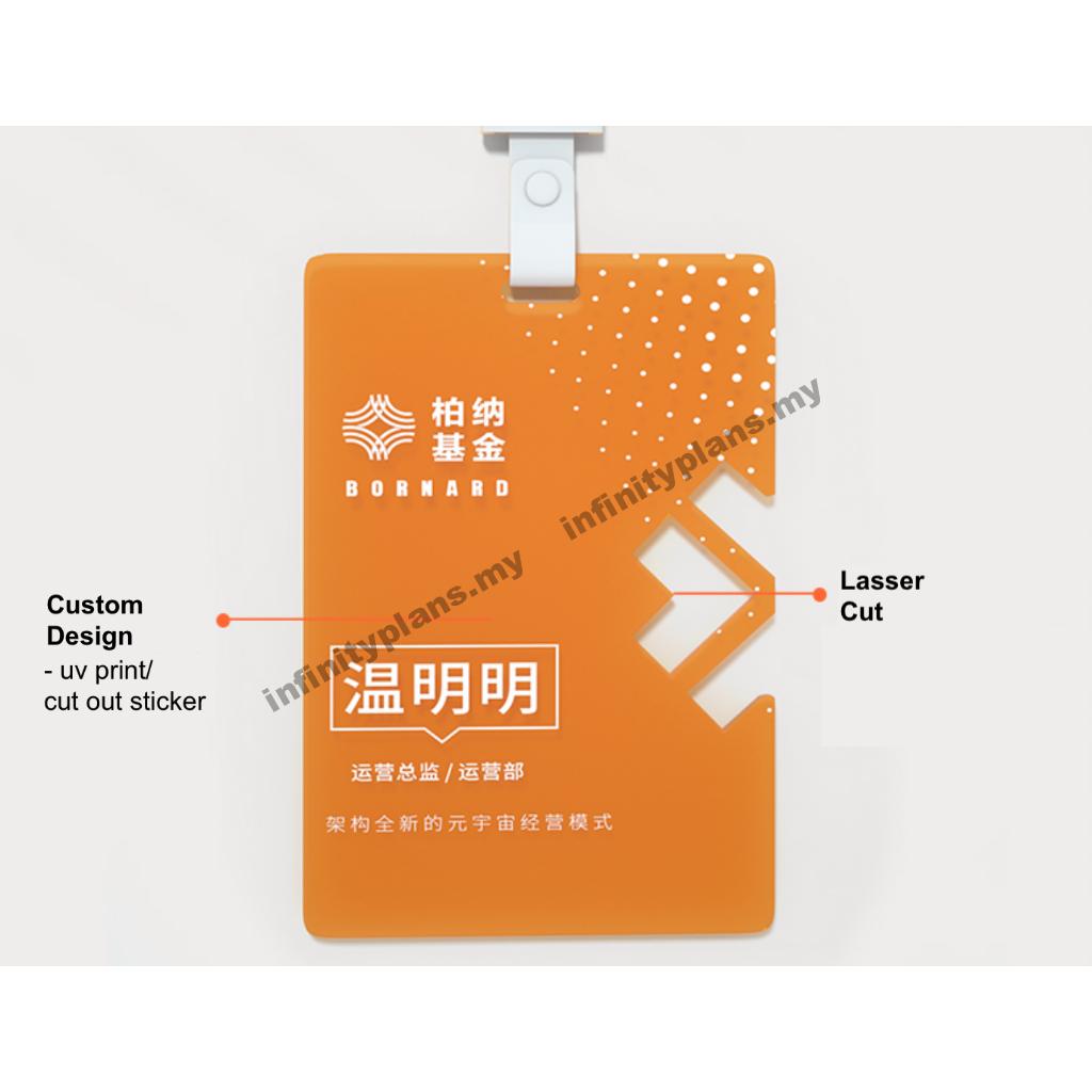Acrylic Staff ID Lanyard Card - Image 8
