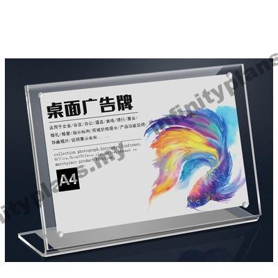 Trading magnetic clear acrylic block card display stand - Image 9