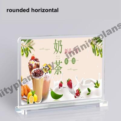 Trading magnetic clear acrylic block card display stand - Image 4