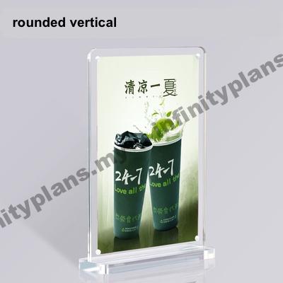 Trading magnetic clear acrylic block card display stand - Image 5