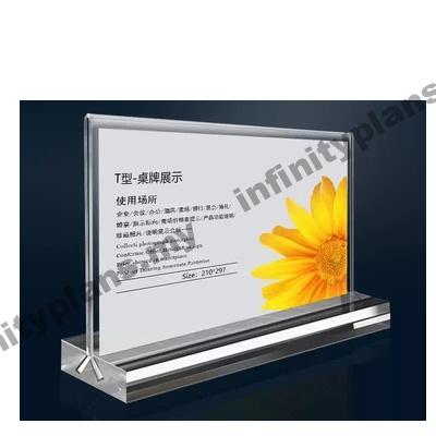 Trading magnetic clear acrylic block card display stand - Image 7