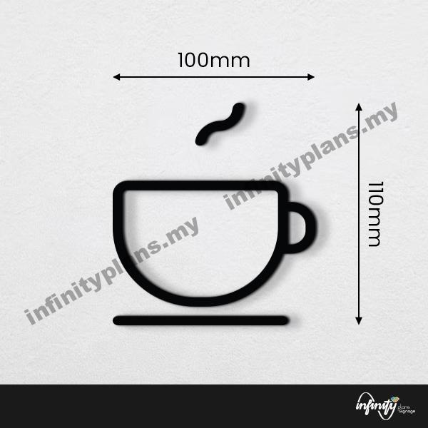 Toilet Signage/ Wifi Sign/ Door Sign/ Papan Tandas - Acrylic - Image 47