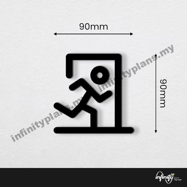 Toilet Signage/ Wifi Sign/ Door Sign/ Papan Tandas - Acrylic - Image 49