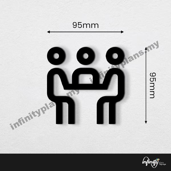 Toilet Signage/ Wifi Sign/ Door Sign/ Papan Tandas - Acrylic - Image 27