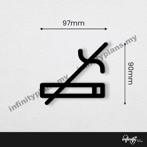 Toilet Signage/ Wifi Sign/ Door Sign/ Papan Tandas - Acrylic - Image 32