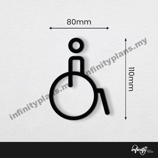 Toilet Signage/ Wifi Sign/ Door Sign/ Papan Tandas - Acrylic - Image 33