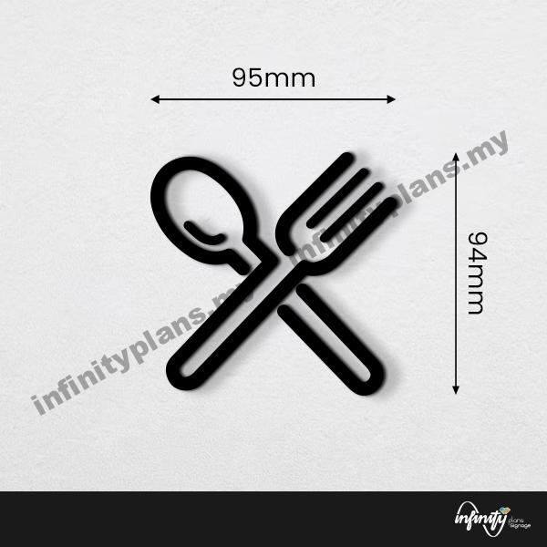 Toilet Signage/ Wifi Sign/ Door Sign/ Papan Tandas - Acrylic - Image 34