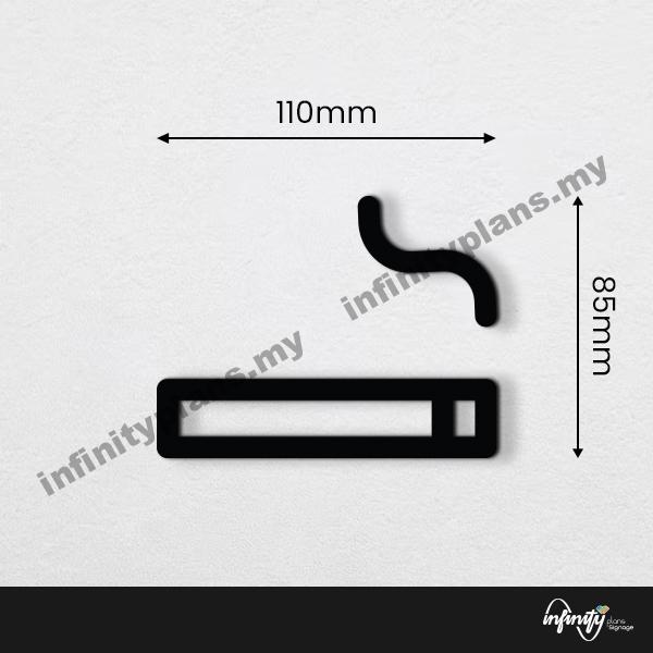 Toilet Signage/ Wifi Sign/ Door Sign/ Papan Tandas - Acrylic - Image 36