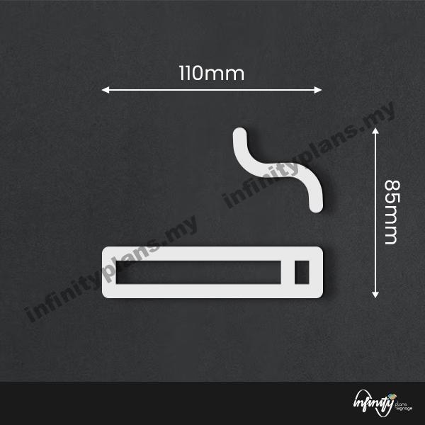 Toilet Signage/ Wifi Sign/ Door Sign/ Papan Tandas - Acrylic - Image 16