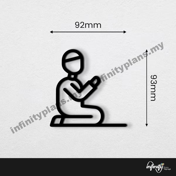 Toilet Signage/ Wifi Sign/ Door Sign/ Papan Tandas - Acrylic - Image 41