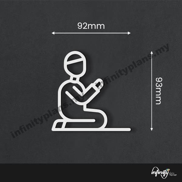 Toilet Signage/ Wifi Sign/ Door Sign/ Papan Tandas - Acrylic - Image 21