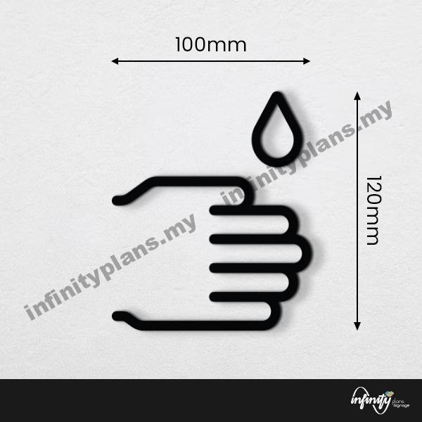 Toilet Signage/ Wifi Sign/ Door Sign/ Papan Tandas - Acrylic - Image 44
