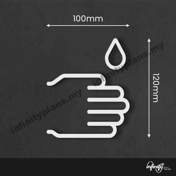 Toilet Signage/ Wifi Sign/ Door Sign/ Papan Tandas - Acrylic - Image 24