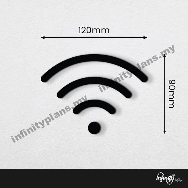 Toilet Signage/ Wifi Sign/ Door Sign/ Papan Tandas - Acrylic - Image 45