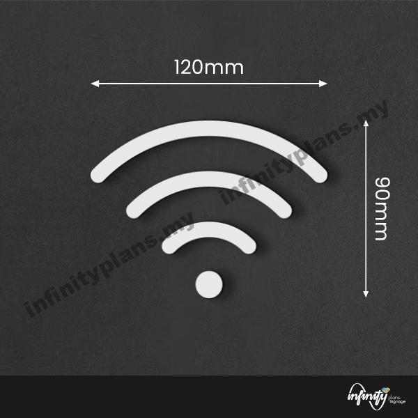 Toilet Signage/ Wifi Sign/ Door Sign/ Papan Tandas - Acrylic - Image 25