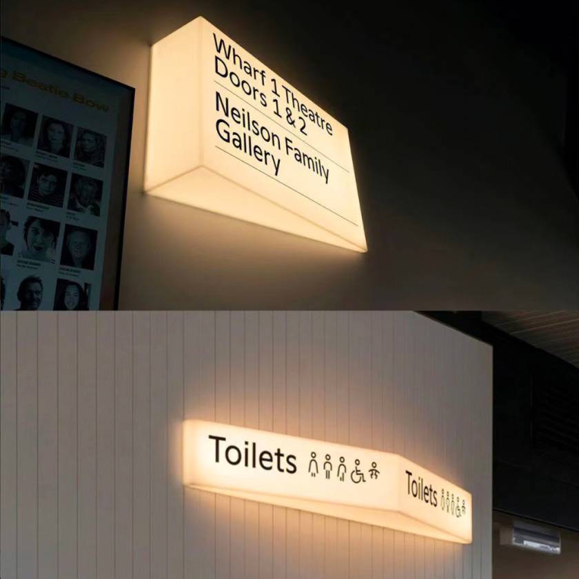 Entrance Signage-Creative Acrylic light box-Minimalistic & Modern Sign ...