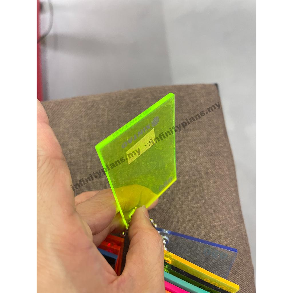 Custom Cut | Laser Cut | Acrylic Sheet (Fluorescent Color Acrylic) | A1, A2, A3 & A4 Sizes - Image 6