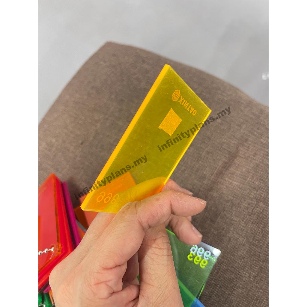Custom Cut | Laser Cut | Acrylic Sheet (Fluorescent Color Acrylic) | A1, A2, A3 & A4 Sizes - Image 2